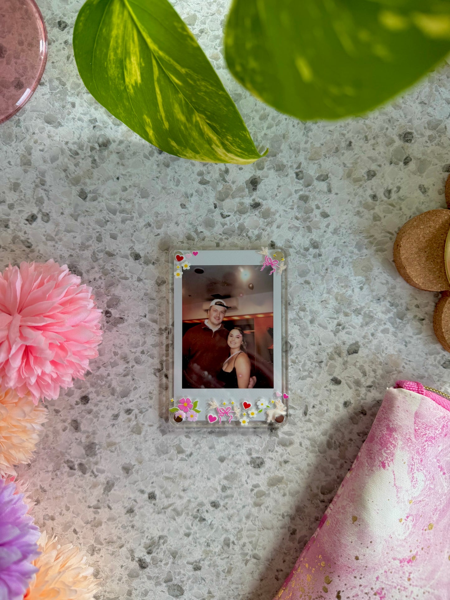 Custom Polaroid Magnet - with Photo