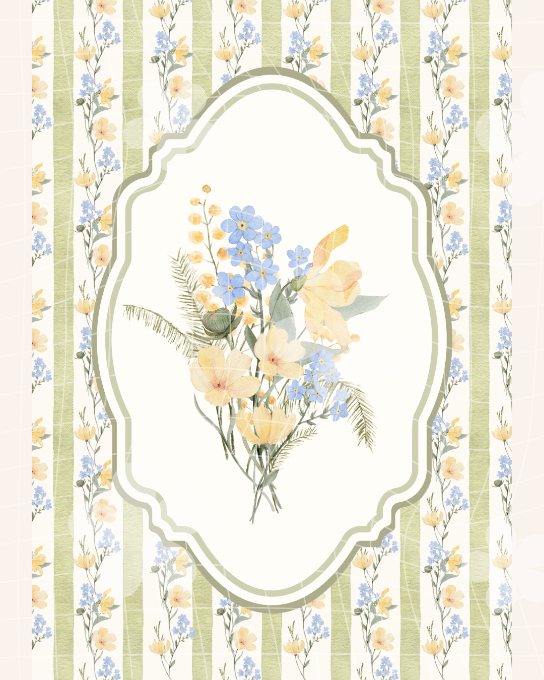 Forget Me Not Art Print