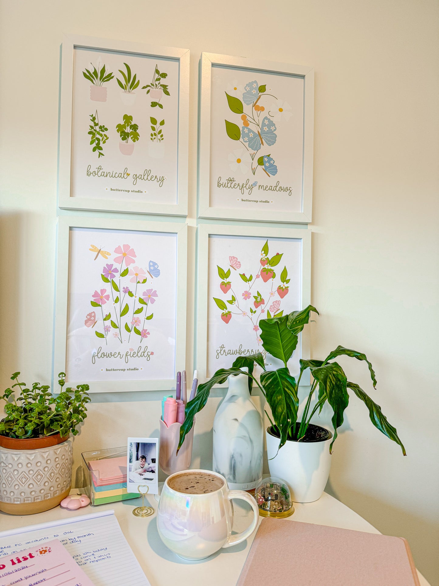 Strawberry Gardens Art Print