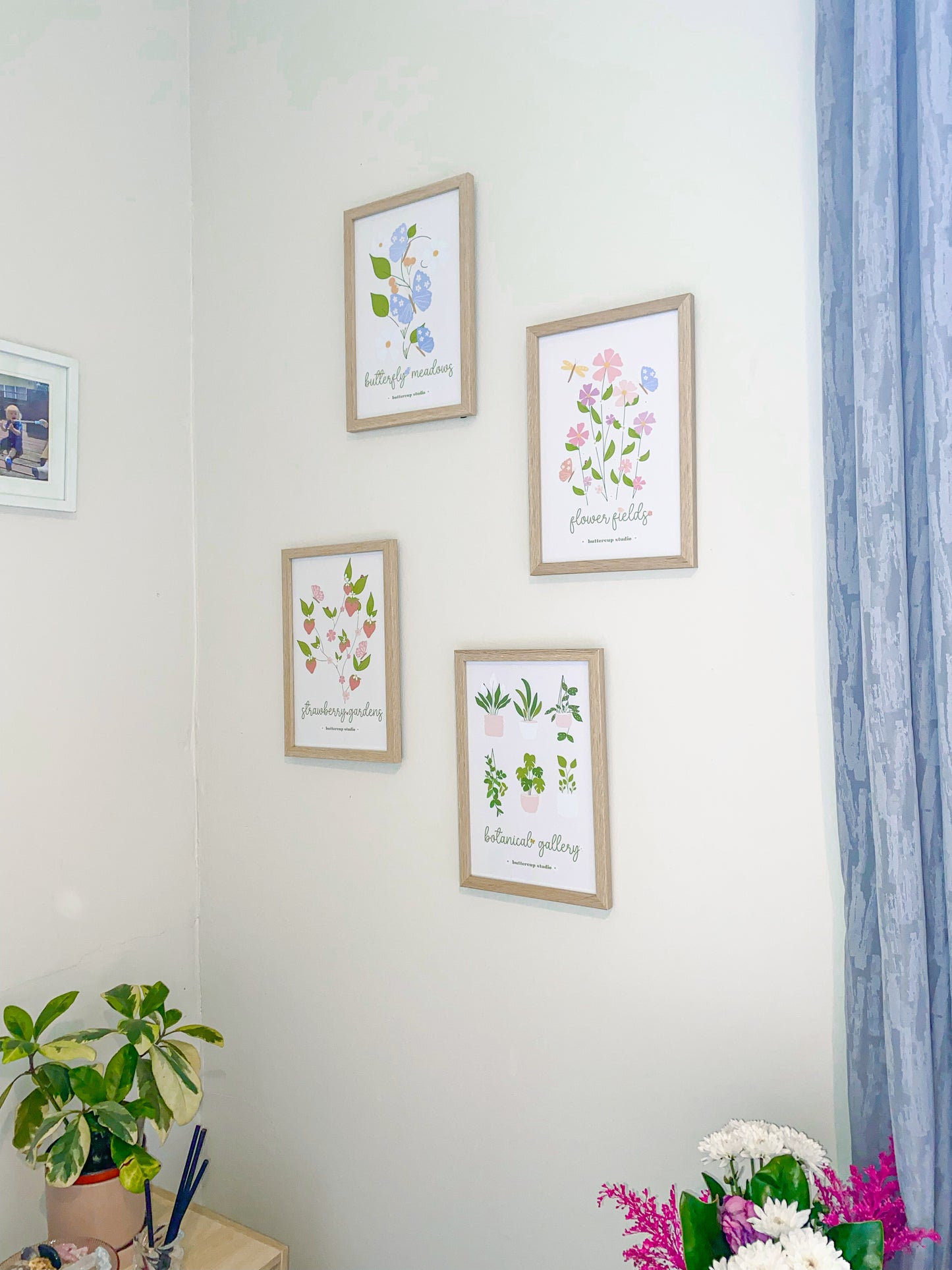 Flower Fields Art Print