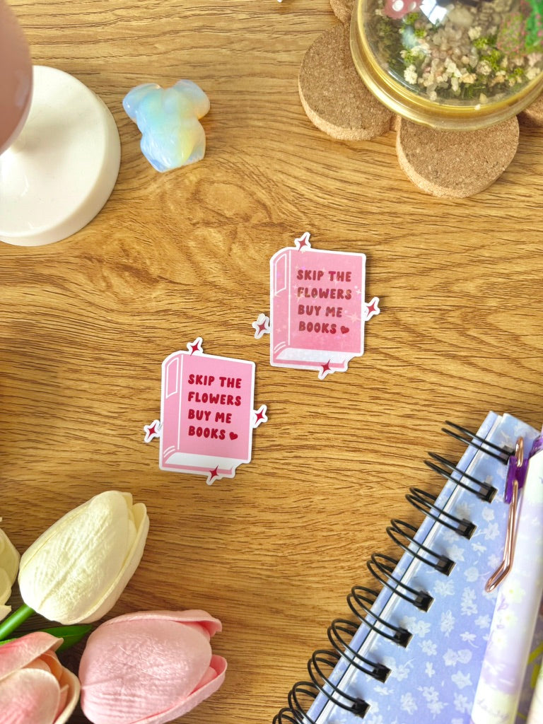 Buy Me Books Sticker
