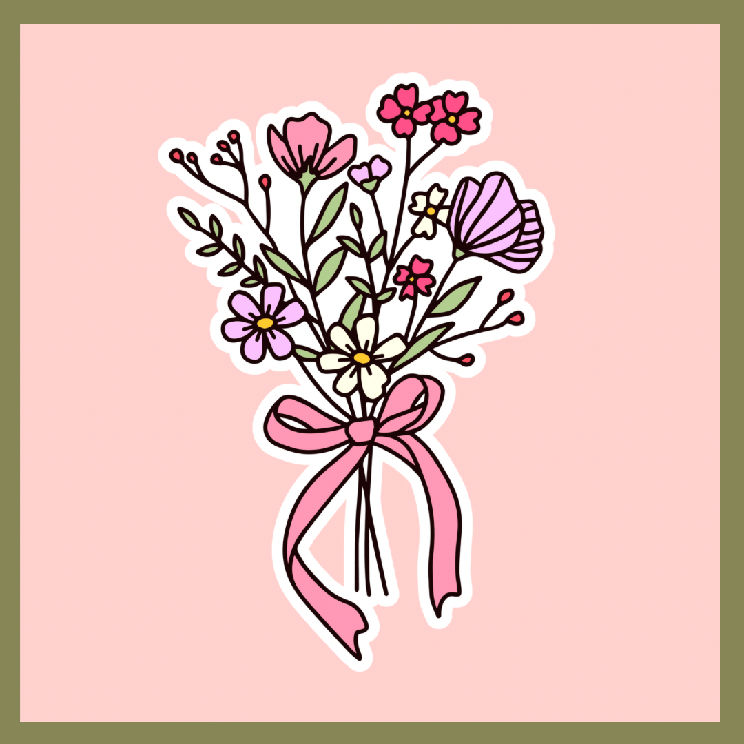 Flower Bouquet Sticker