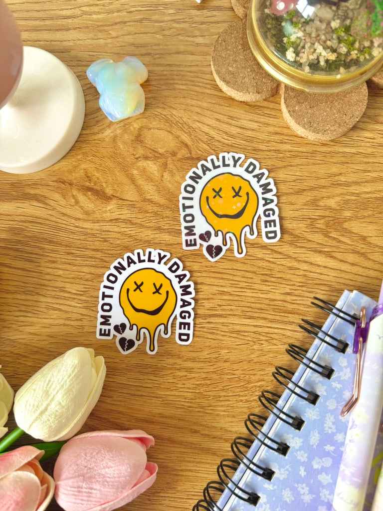 Emotionally Damaged Sticker