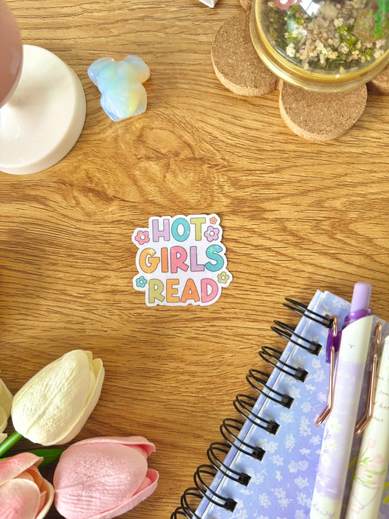 Hot Girls Read Stickers