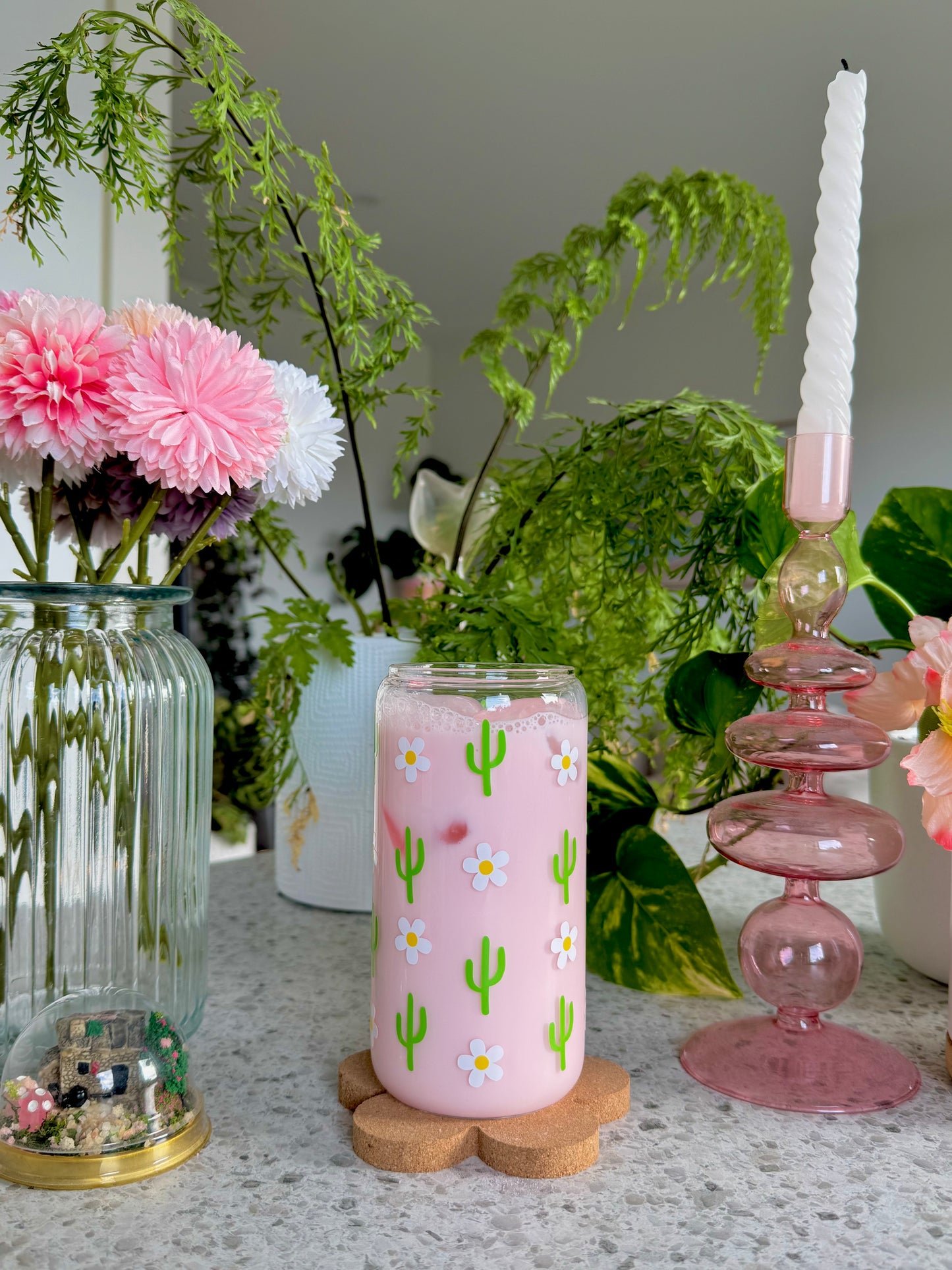 Cactus Glass Can - 500ml