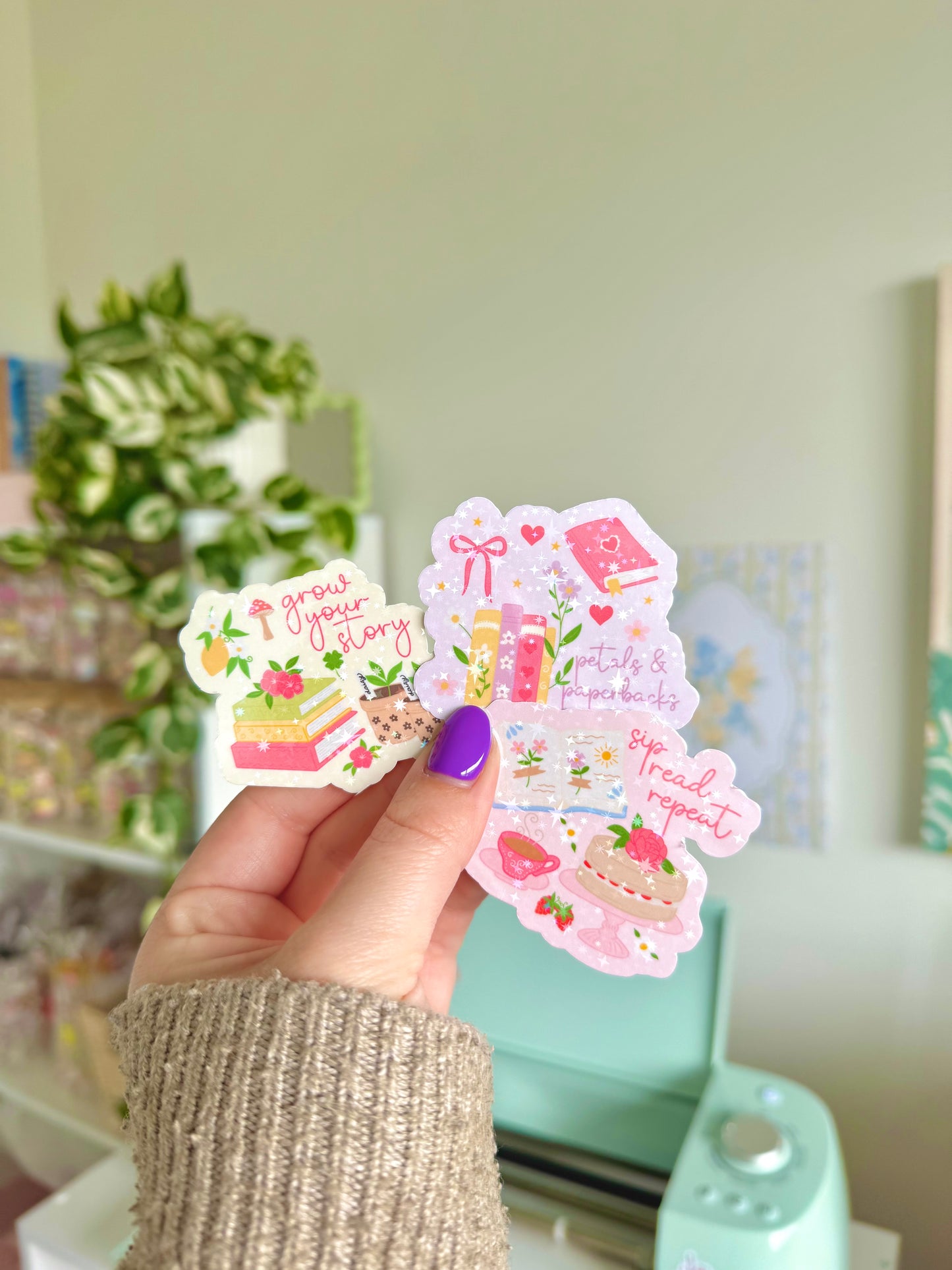 Sip Read Repeat Sticker