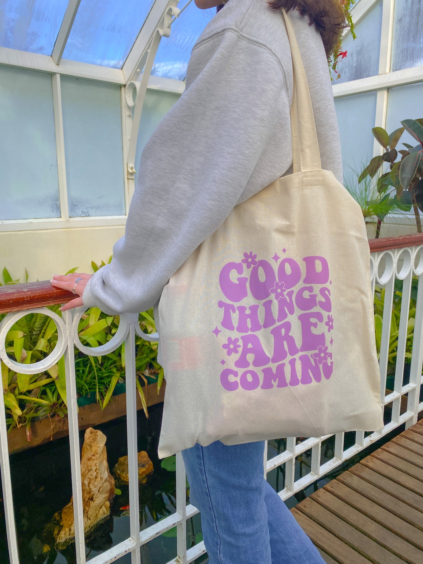 Good Things Are Coming Tote Bag