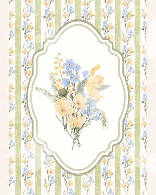 Forget Me Not Art Print