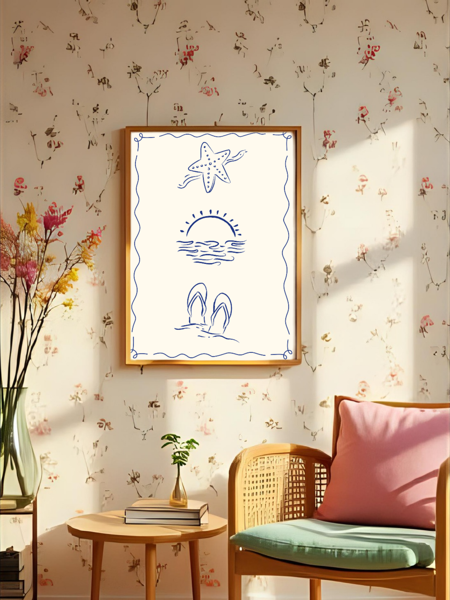 Blue Summer Art Print