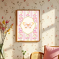 Pink Butterfly Art Print