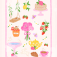Garden Tea Party Art Print