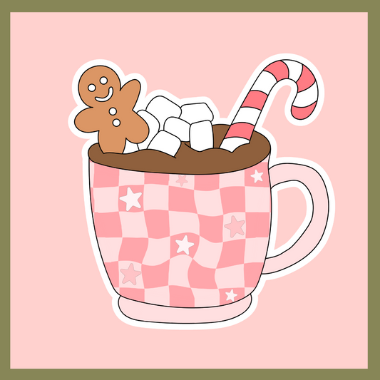 Christmas Hot Cocoa Sticker