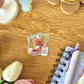 Cozy Book Reader Sticker