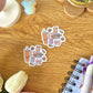 Autumn/Fall Bookish Sticker