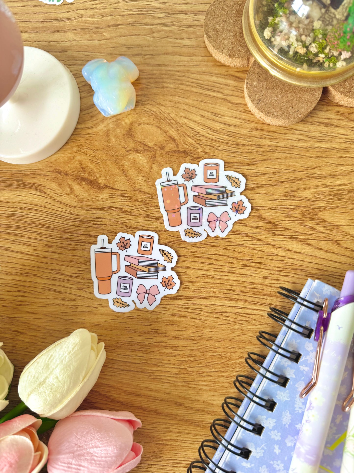 Autumn/Fall Bookish Sticker