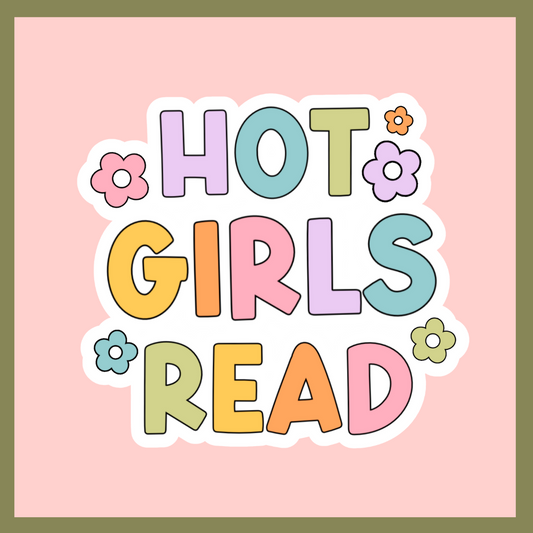 Hot Girls Read Stickers