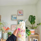 Garden Tea Party Glass Cup - 500mls