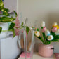 Pink Cherry Glass Straw