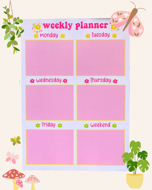 Summer Weekly Planner Note-Pad