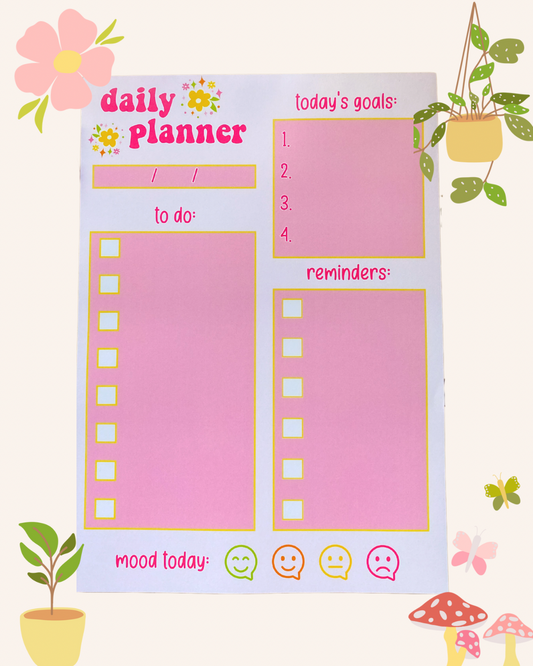 Summer Daily Planner Note-Pad