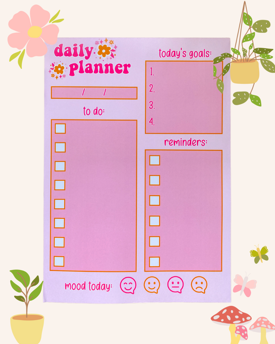 Sunset Daily Planner Note-Pad