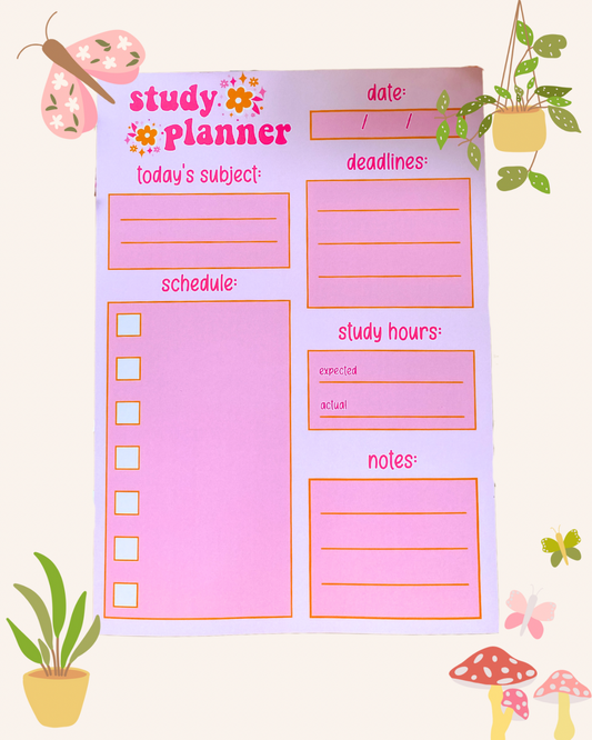 Sunset Study Planner Note-Pad