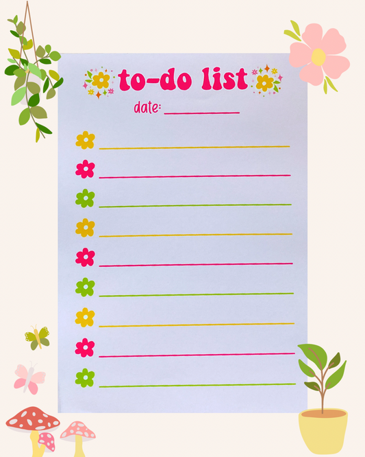 Summer To-Do List Note-Pad