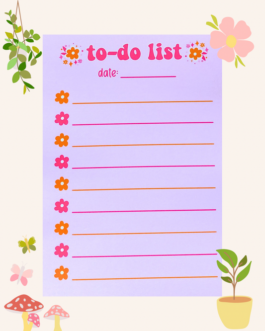 Sunset To-Do List Note-Pad