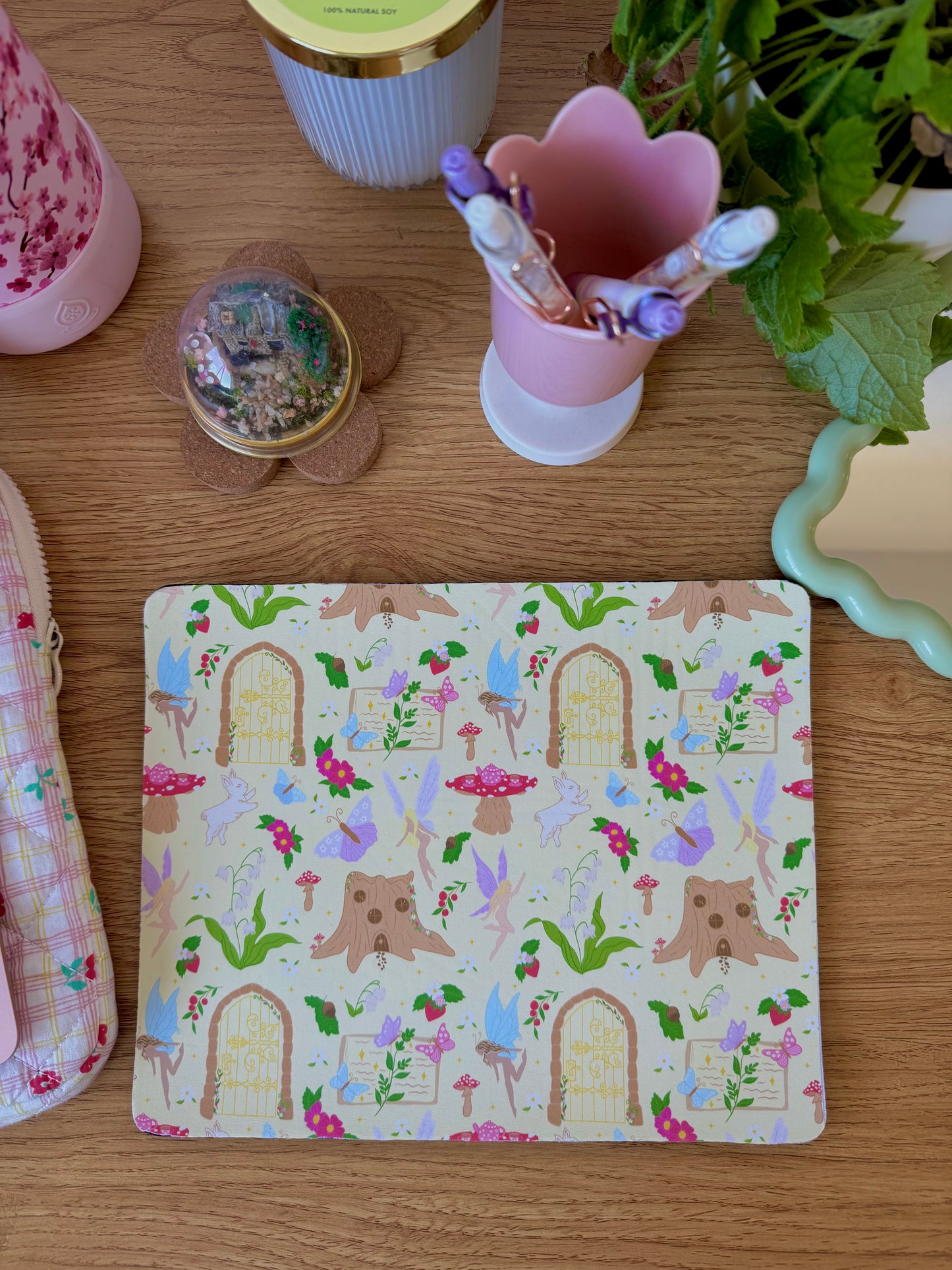 Fairy Garden Mouse Pad