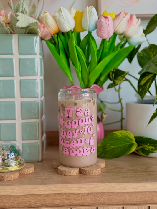 Good Day to Read Pink Cup - 500mls
