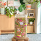 Garden Girlie Glass Cup - 500mls