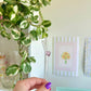 Pink Heart Glass Straw