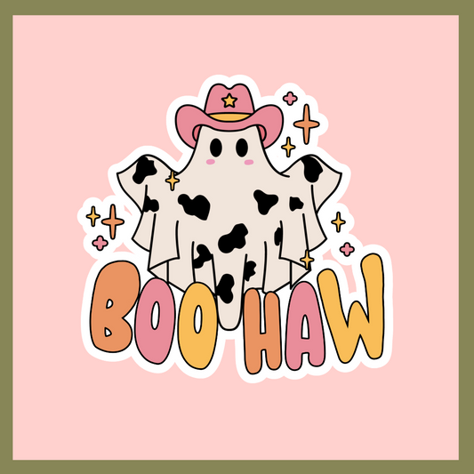 BooHaw Ghost Sticker