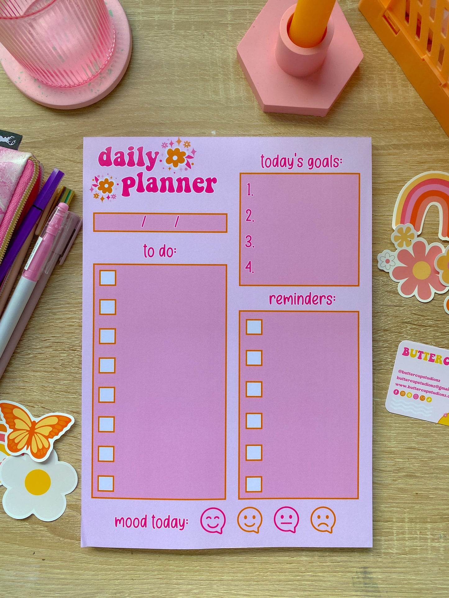 Sunset Daily Planner Note-Pad