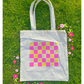 Doodle Checker Tote Bag